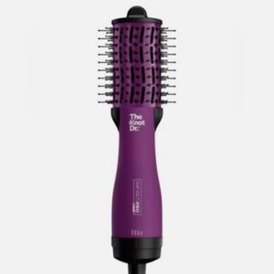 Conair InfinitiPRO The Knot Dr. All-in-One Compact Oval Dryer Brush, Purple